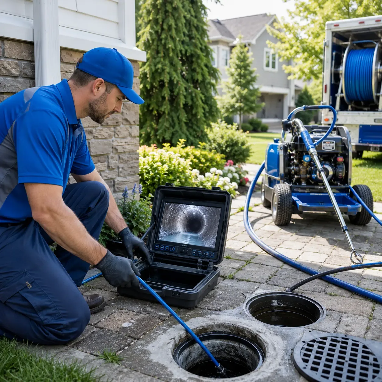 Outdoor drain cleaning professionals serving Salvisa, KY